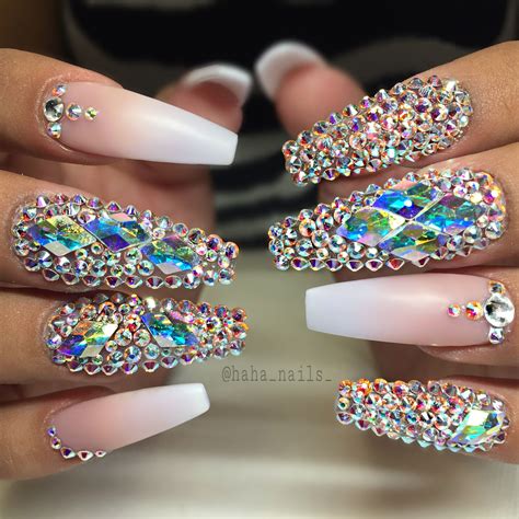 acrylic nail designs bling|bling nail designs photos.